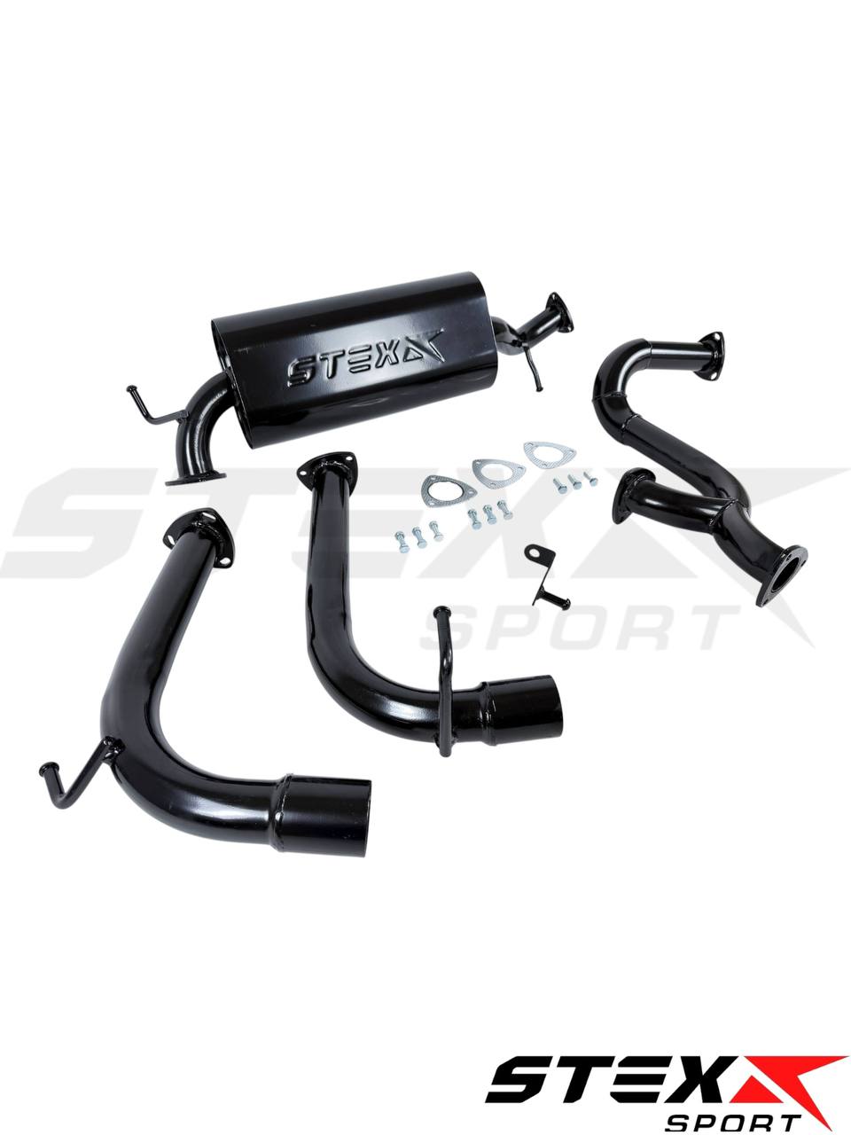 Глушитель STEXX SPORT Ford Focus 2 1.6L (2005-2011) раздвоенный ПОД насадки