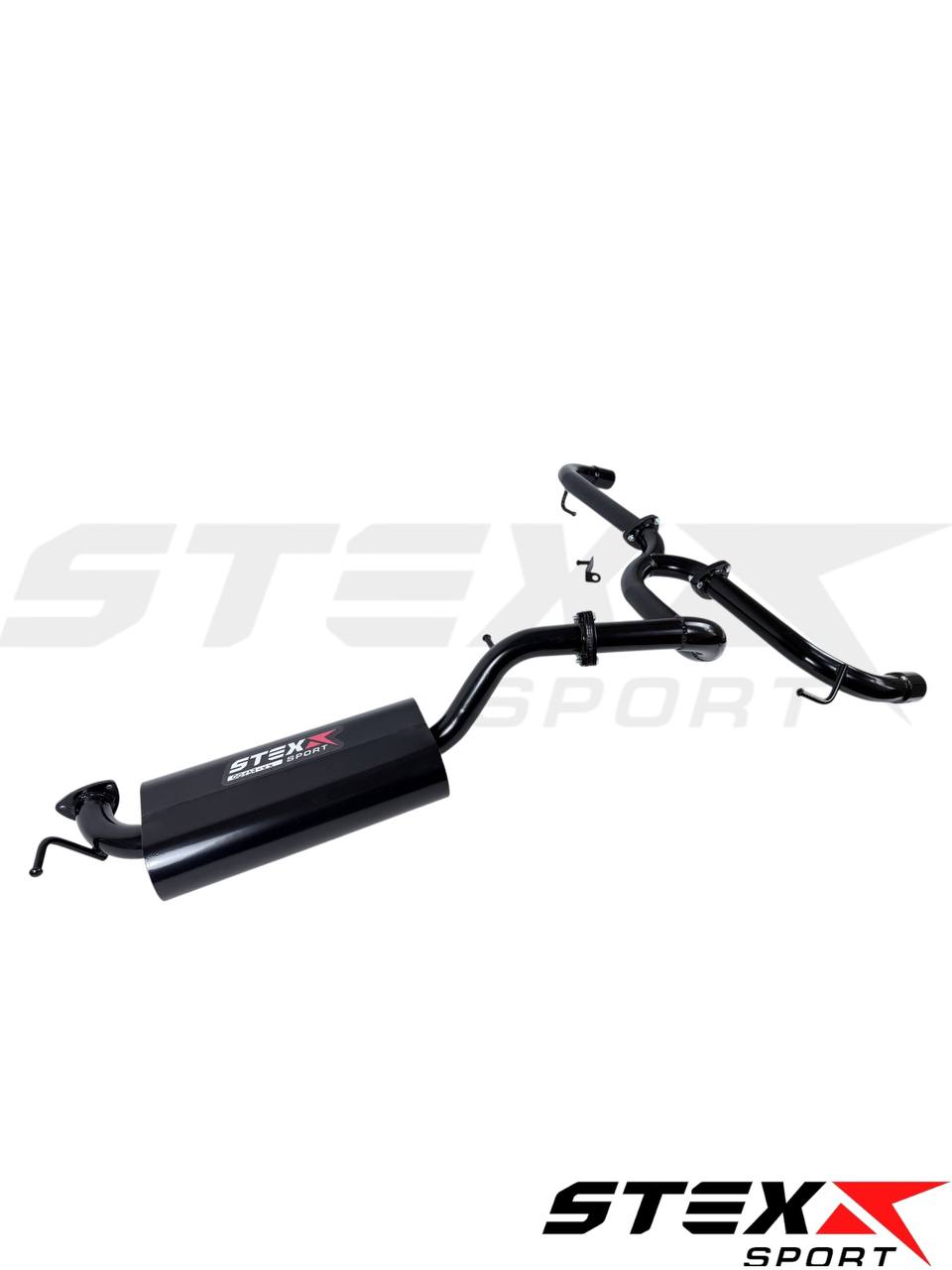 Глушитель STEXX SPORT Ford Focus 2 1.6L (2005-2011) раздвоенный ПОД насадки