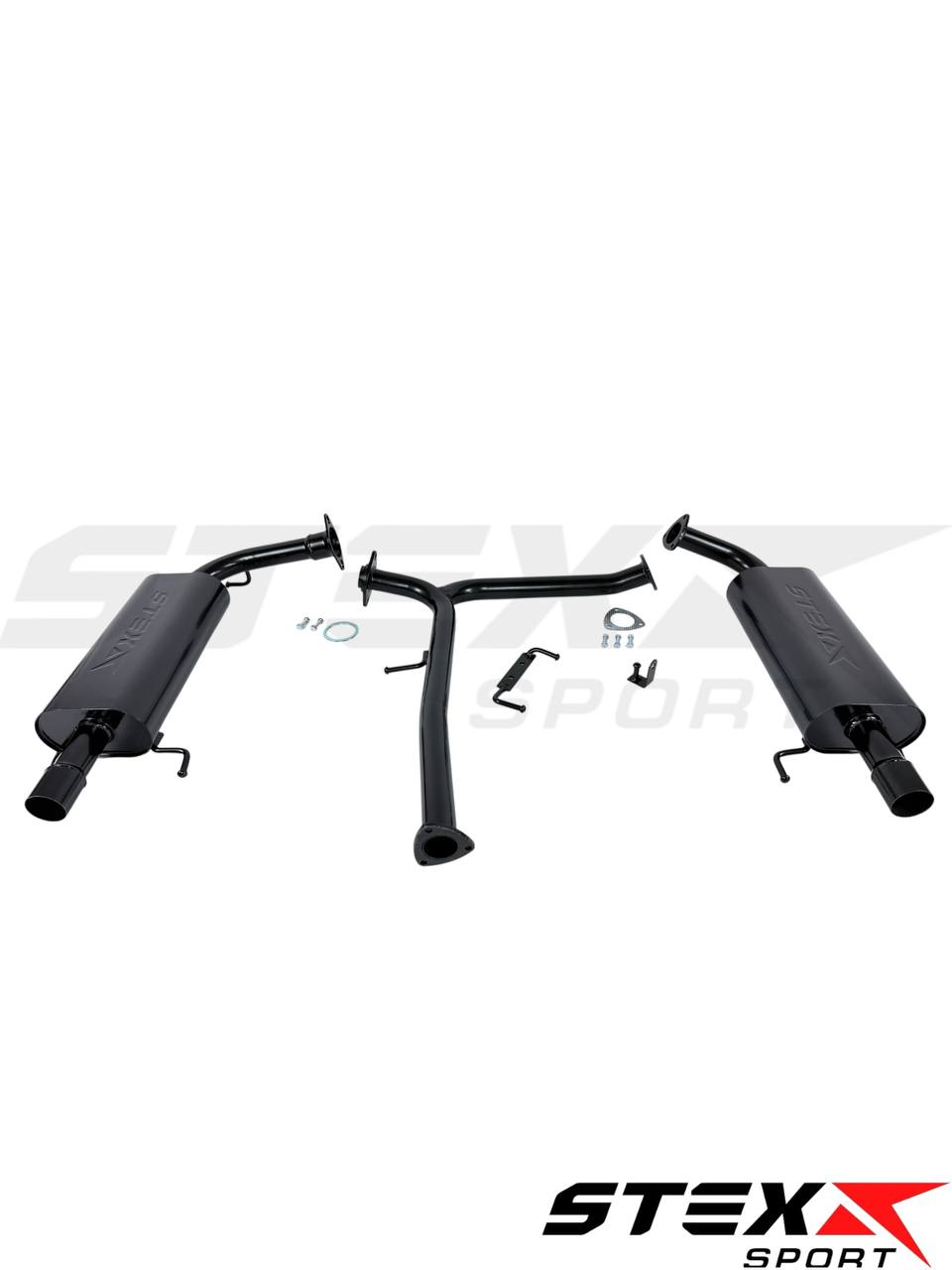 Глушитель основной раздвоенный STEXX SPORT Toyota Camry VII (XV50)(2011-2014) ПОД насадки