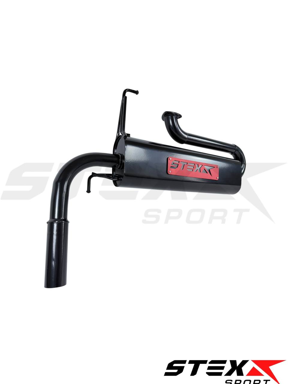 Глушитель основной STEXX SPORT Mitsubishi Lancer X 1.8-2.4L (2007-2010)(передний привод) ПОД насадку
