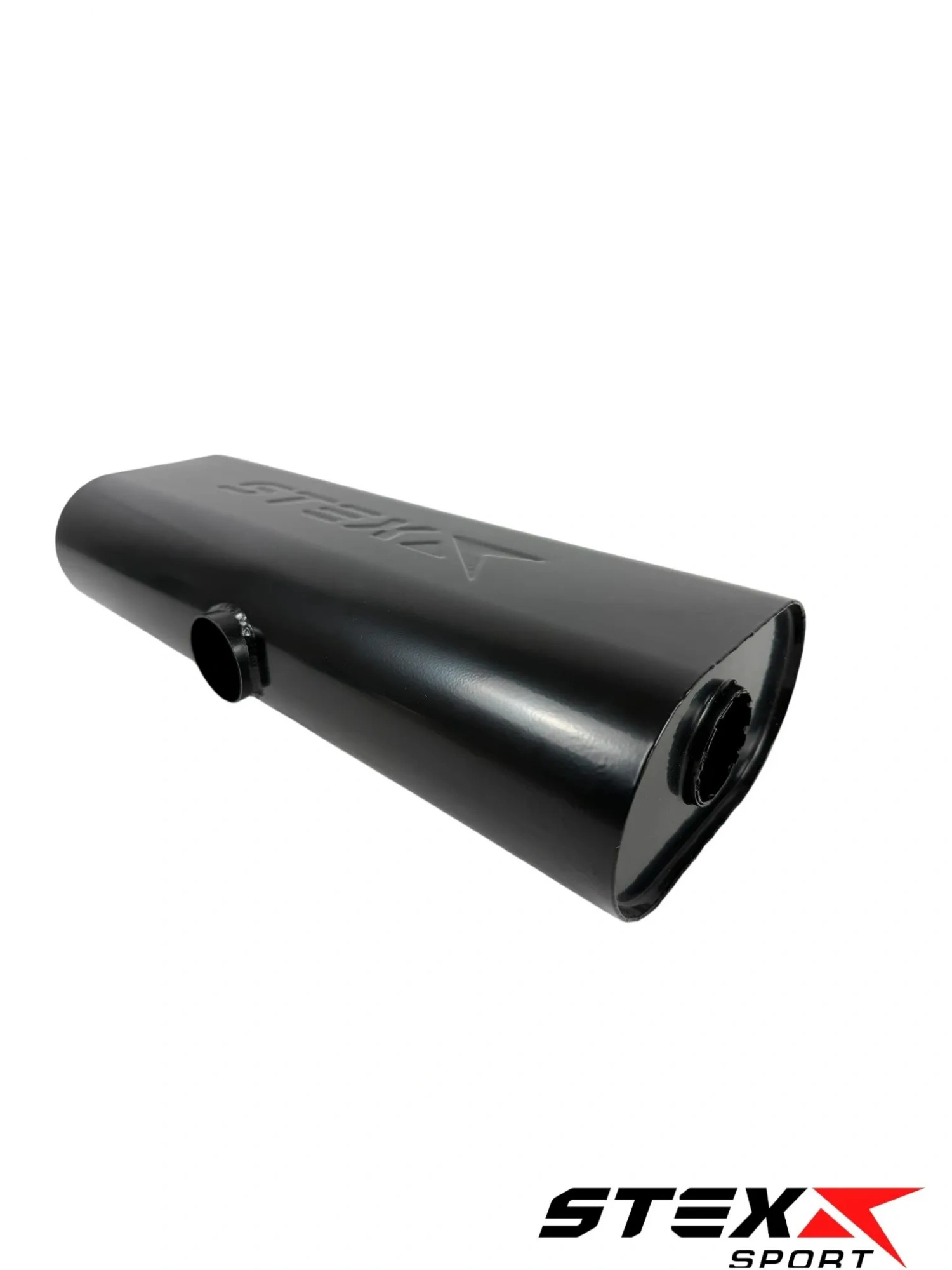 Глушитель STEXX SPORT, универсальный Т-образный, овал, D190/110, L485 Ø51/51/51
