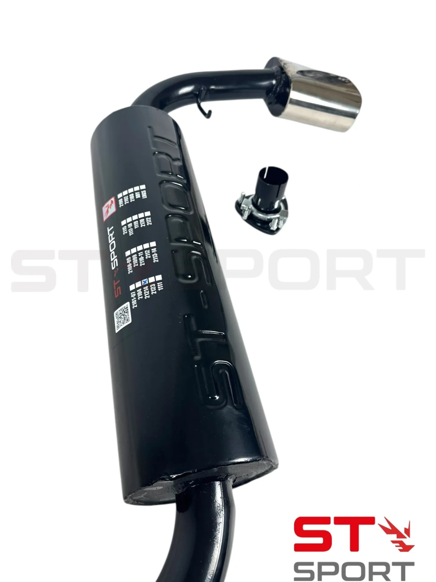 Глушитель основной ST-SPORT ВАЗ 21214 Нива с насадкой