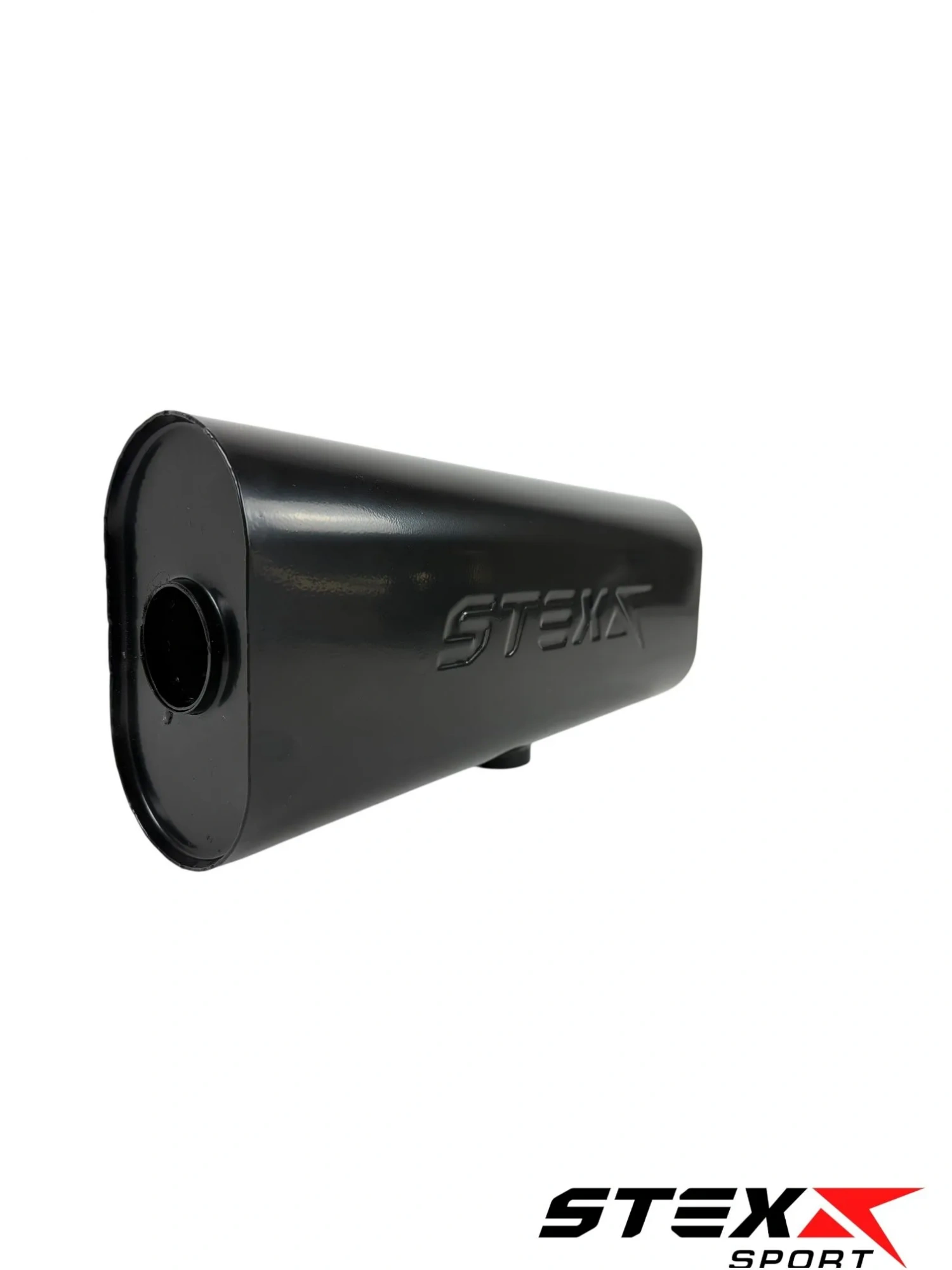 Глушитель STEXX SPORT, универсальный Т-образный, овал, D190/110, L485 Ø51/51/51